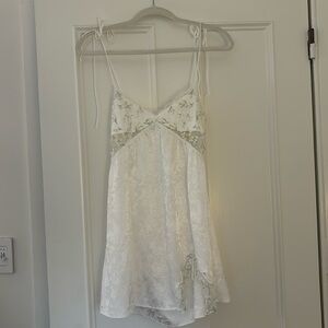 For Love and Lemons Baby's Breath Slip Dress, Small
